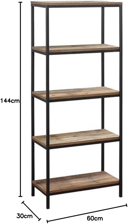 Urban 5 Tier Bookcase