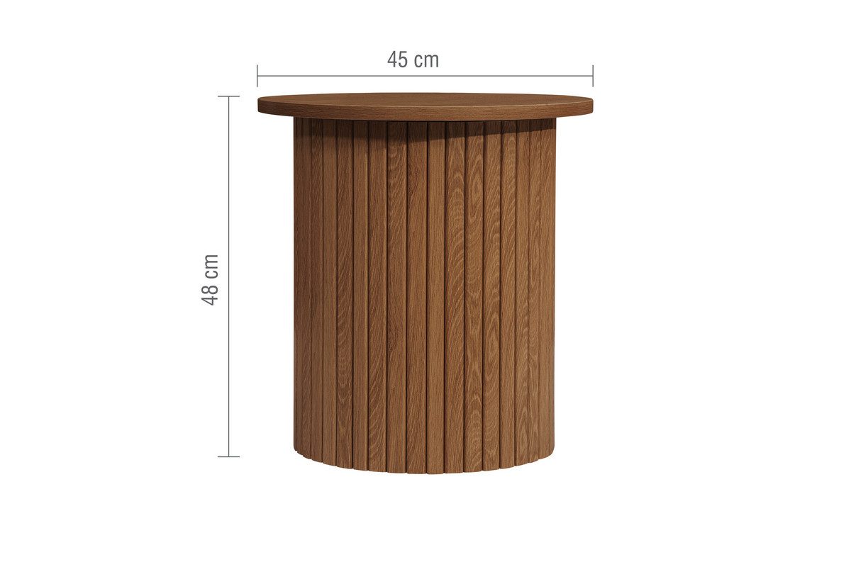 Axel Fluted Side Table