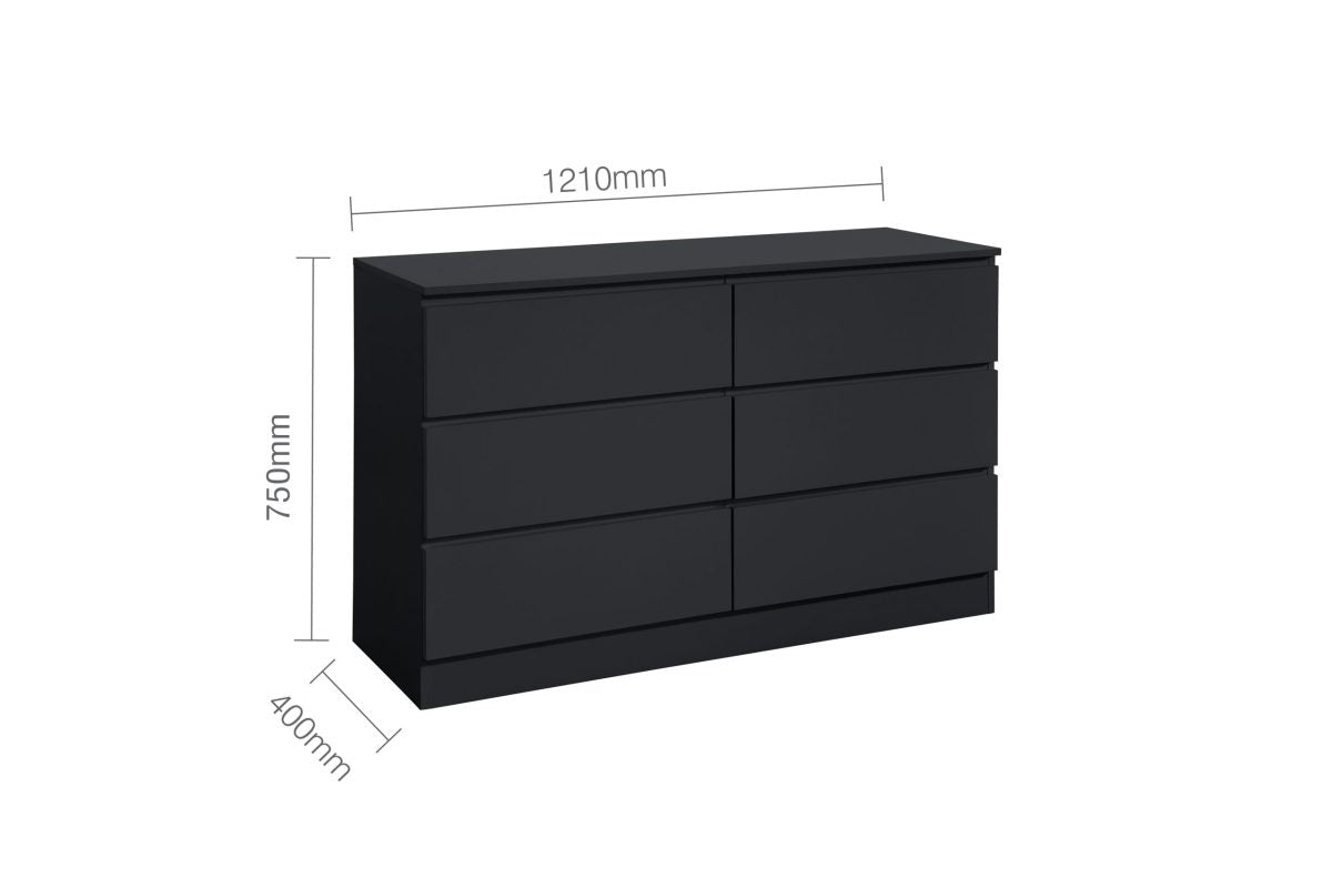 Oslo 6 Drawer Chest