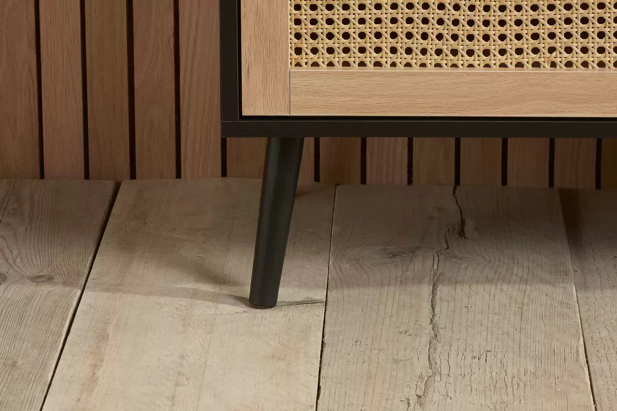 Croxley 1 Drawer Rattan Bedside