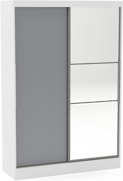 Lynx 2 Door Sliding Wardrobe With Mirror