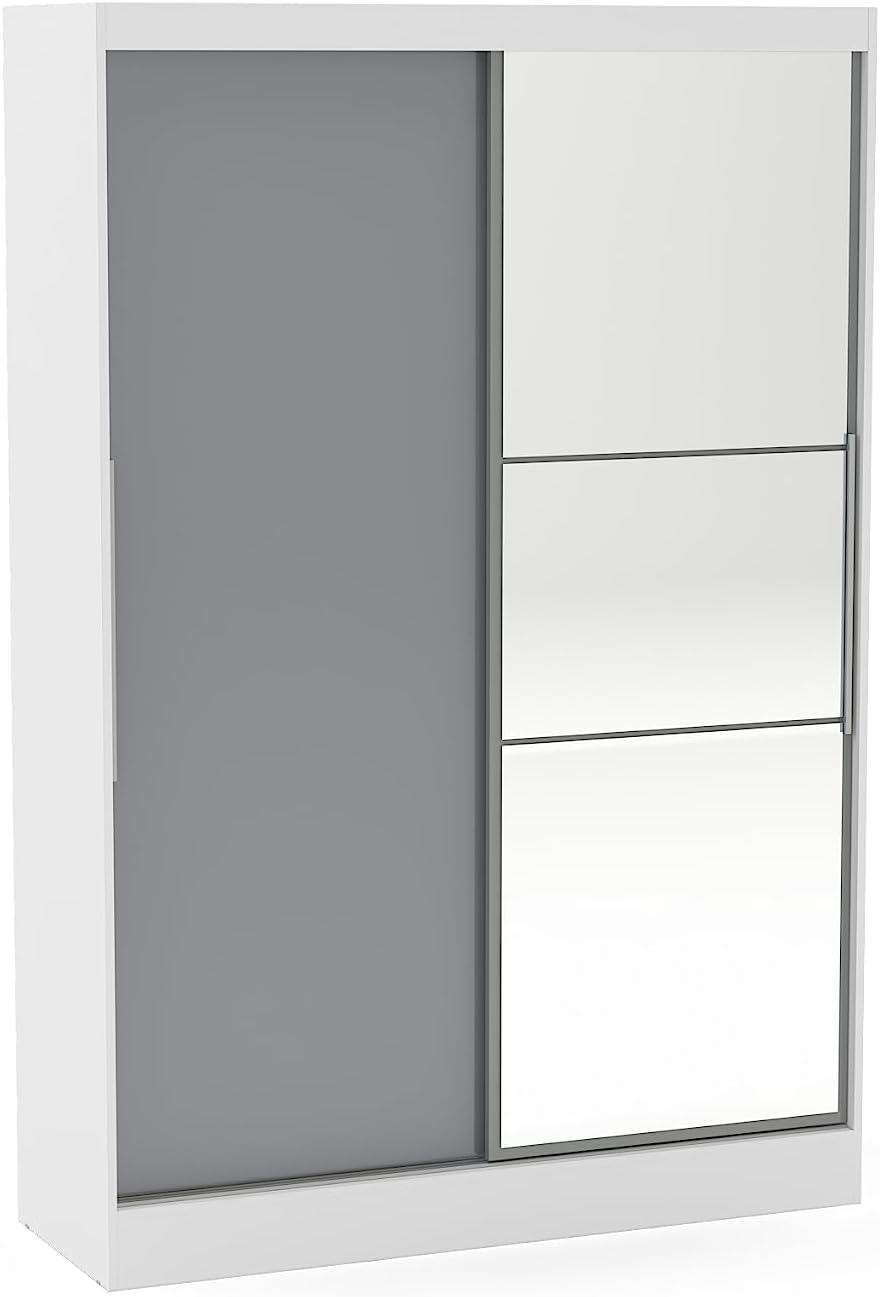 Lynx 2 Door Sliding Wardrobe With Mirror