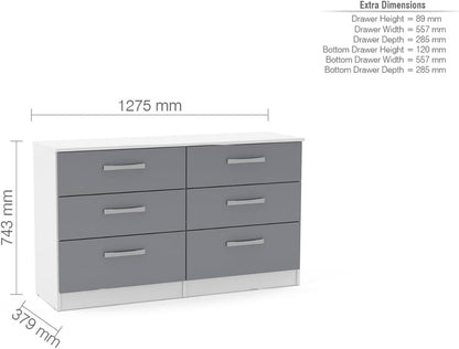 Lynx 6 Drawer Chest