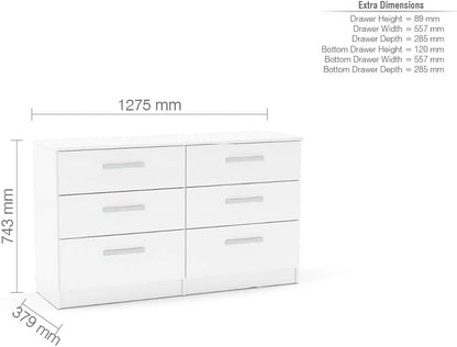 Lynx 6 Drawer Chest