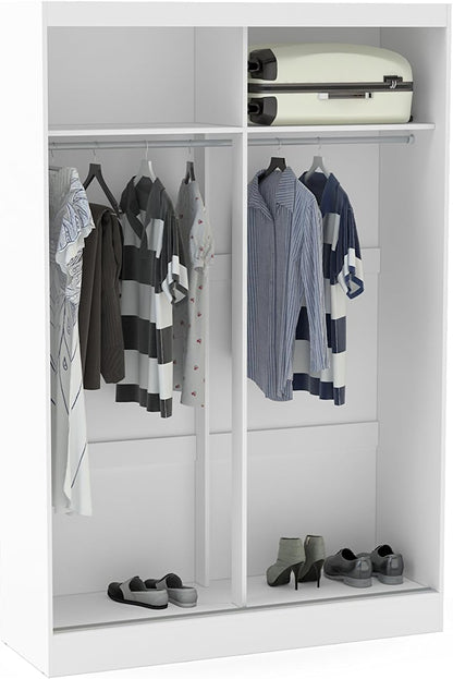 Lynx 2 Door Sliding Wardrobe With Mirror