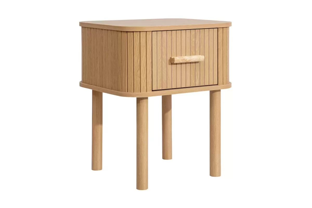 Axel 1 Drawer Fluted Bedside