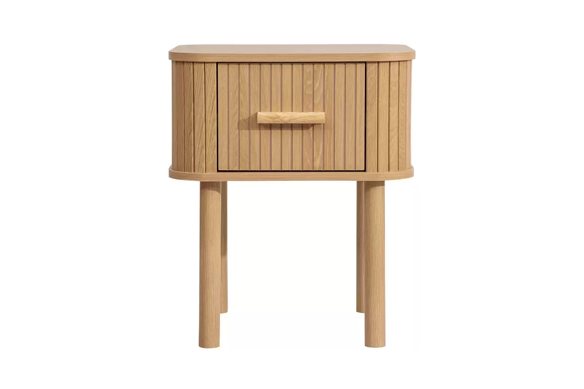 Axel 1 Drawer Fluted Bedside