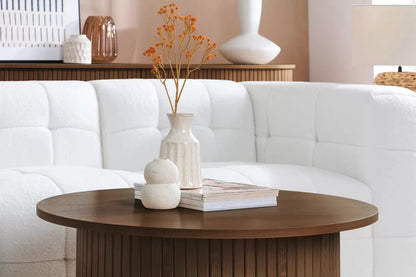 Axel Round Fluted Coffee Table