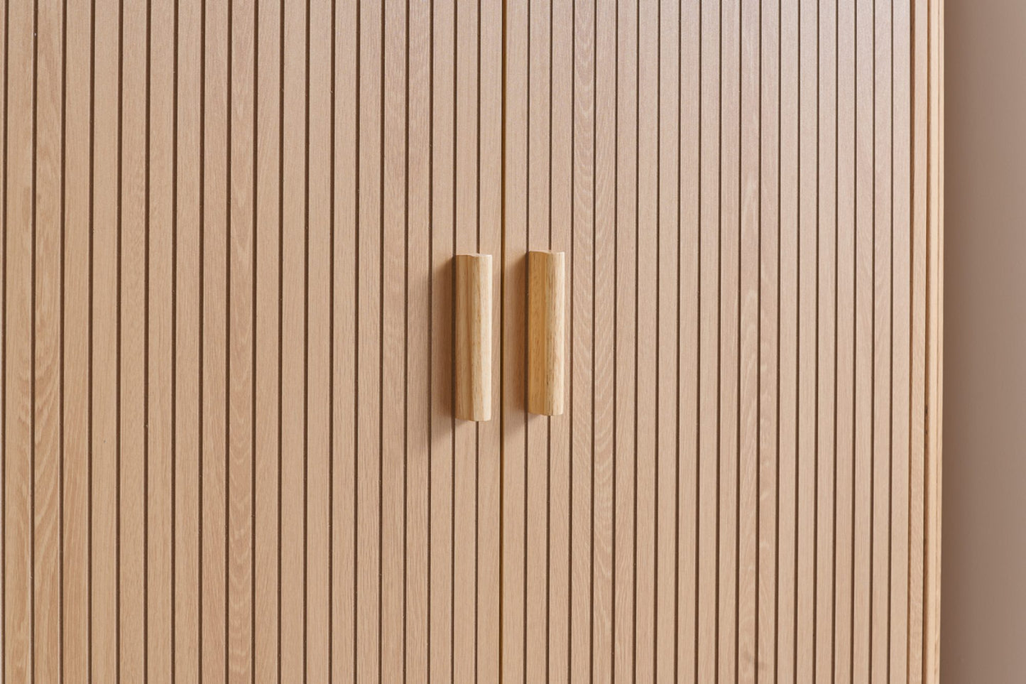 Axel 2 Door 1 Drawer Fluted Wardrobe