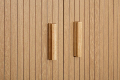 Axel 2 Door 1 Drawer Fluted Wardrobe