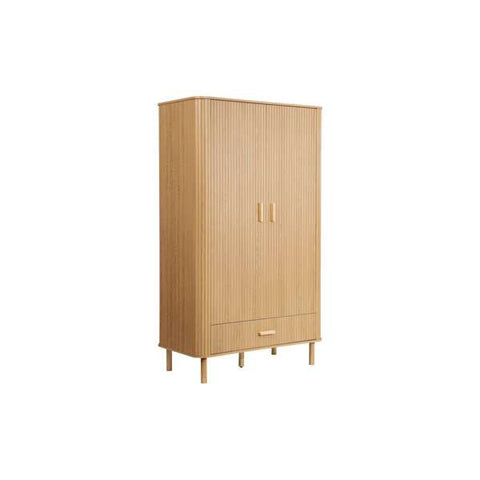 Axel 2 Door 1 Drawer Fluted Wardrobe