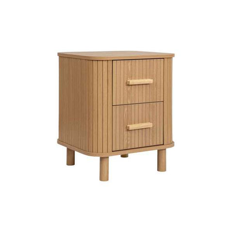 Axel 2 Drawer Fluted Bedside