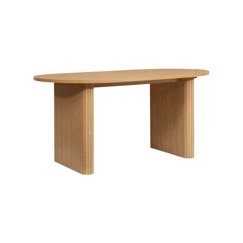 Axel Oval Fluted Dining Table