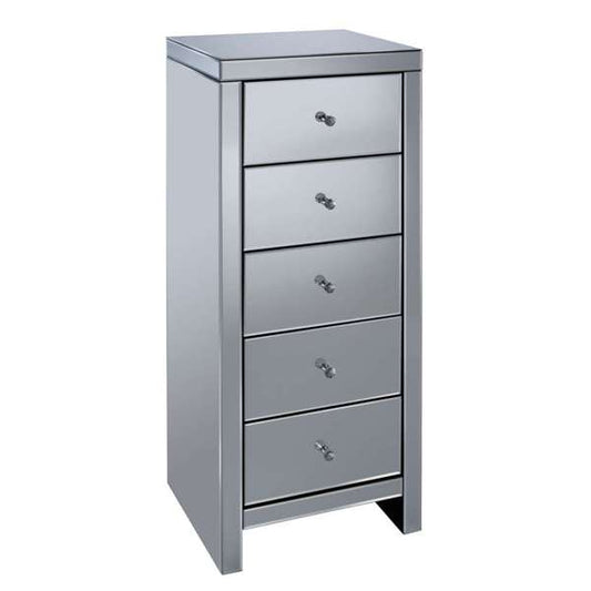 Seville 5 Drawer Narrow Chest