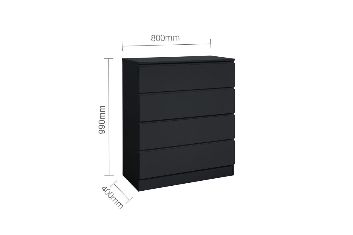 Oslo 4 Drawer Chest