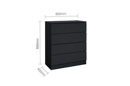 Oslo 4 Drawer Chest