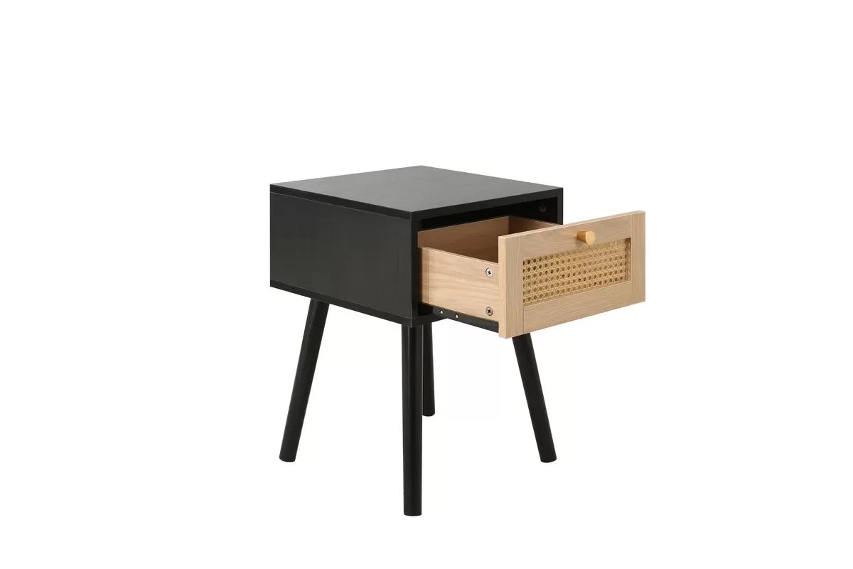 Croxley 1 Drawer Rattan Bedside