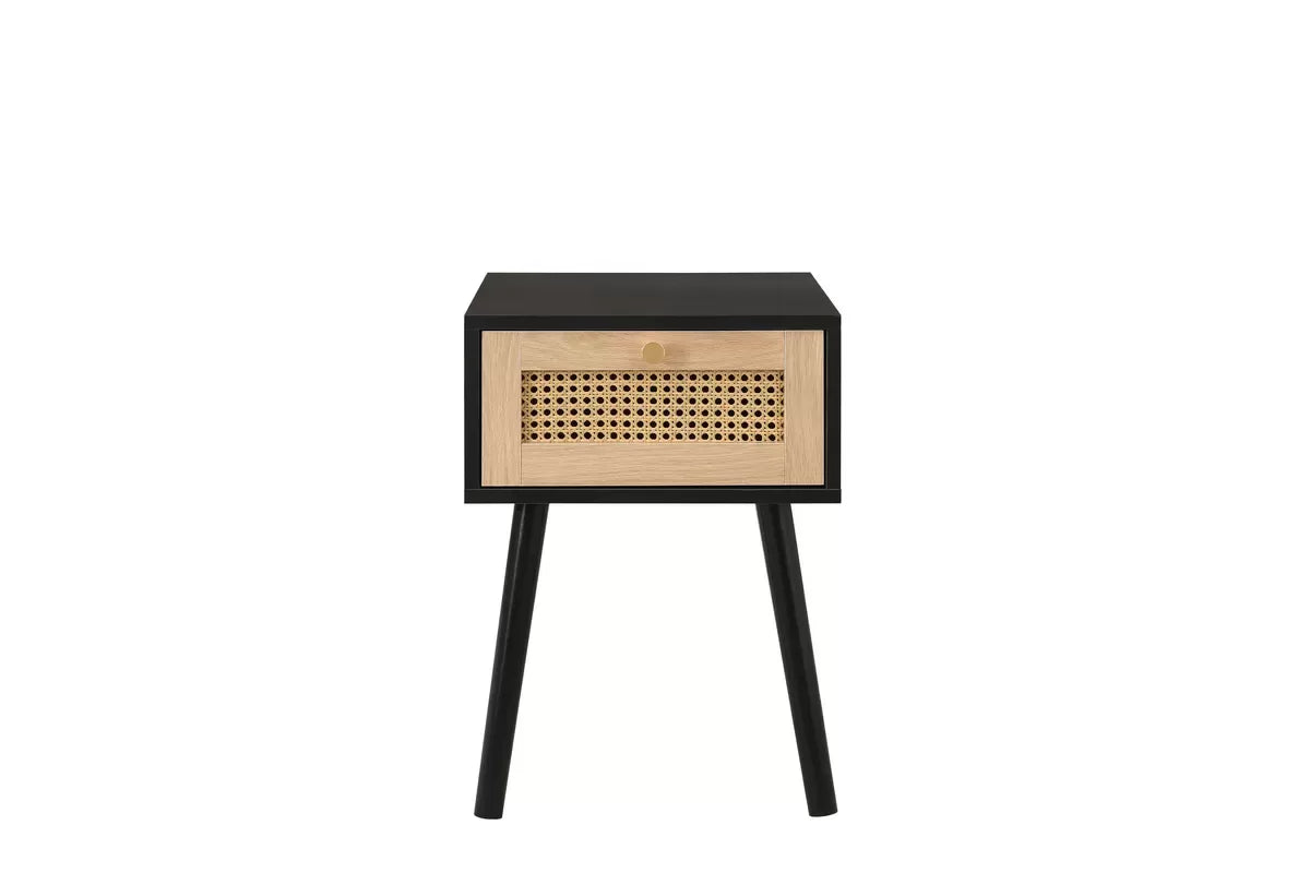 Croxley 1 Drawer Rattan Bedside