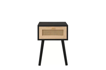 Croxley 1 Drawer Rattan Bedside