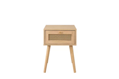 Croxley 1 Drawer Rattan Bedside