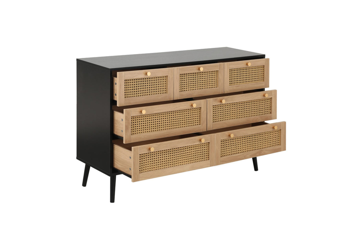 Croxley 7 Drawer Rattan Chest