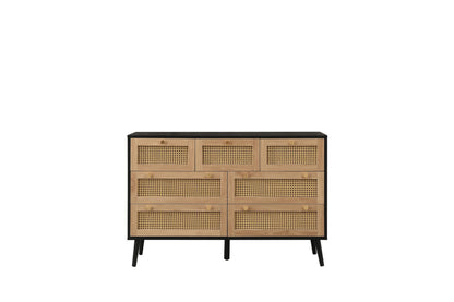 Croxley 7 Drawer Rattan Chest