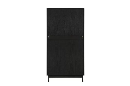 Croxley 2 Door 1 Drawer Rattan Wardrobe