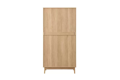 Croxley 2 Door 1 Drawer Rattan Wardrobe