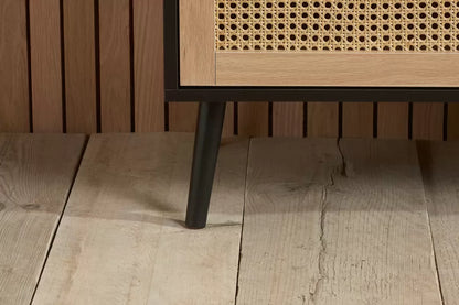 Croxley 1 Drawer Rattan Bedside