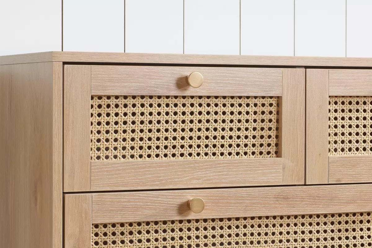 Croxley 7 Drawer Rattan Chest