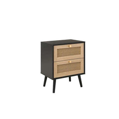 Croxley 2 Drawer Rattan Bedside