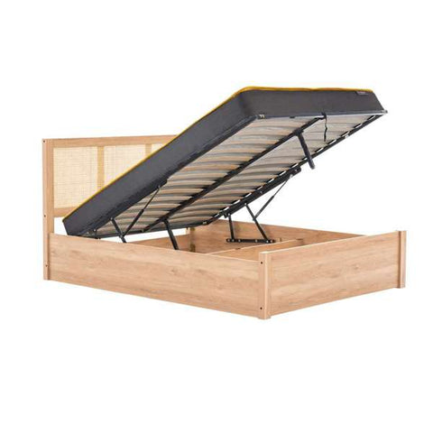 Croxley Ottoman Double Rattan Bed