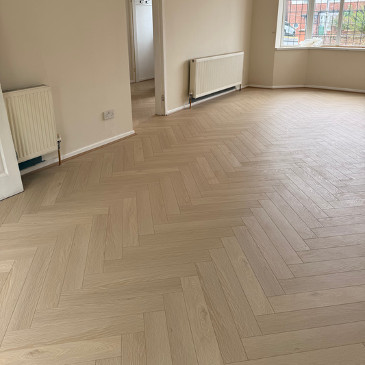 Denver Oak herringbone Laminate