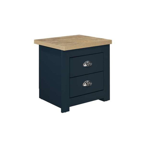 Highgate 2 Drawer Bedside