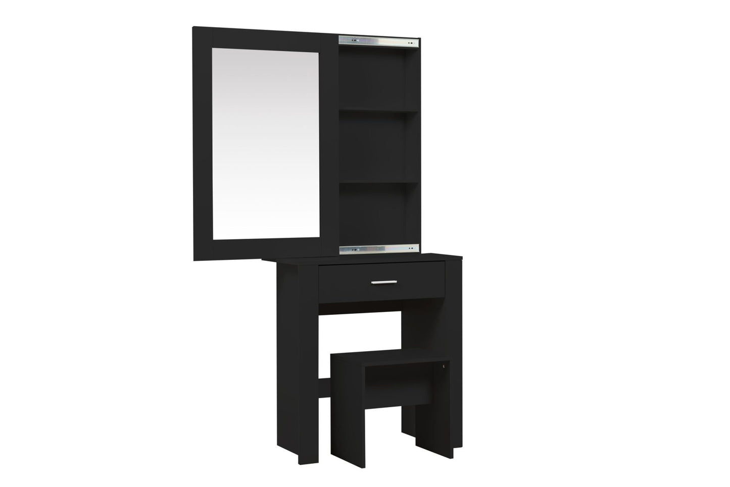 Evelyn 1 Drawer Sliding Mirror Dressing Table