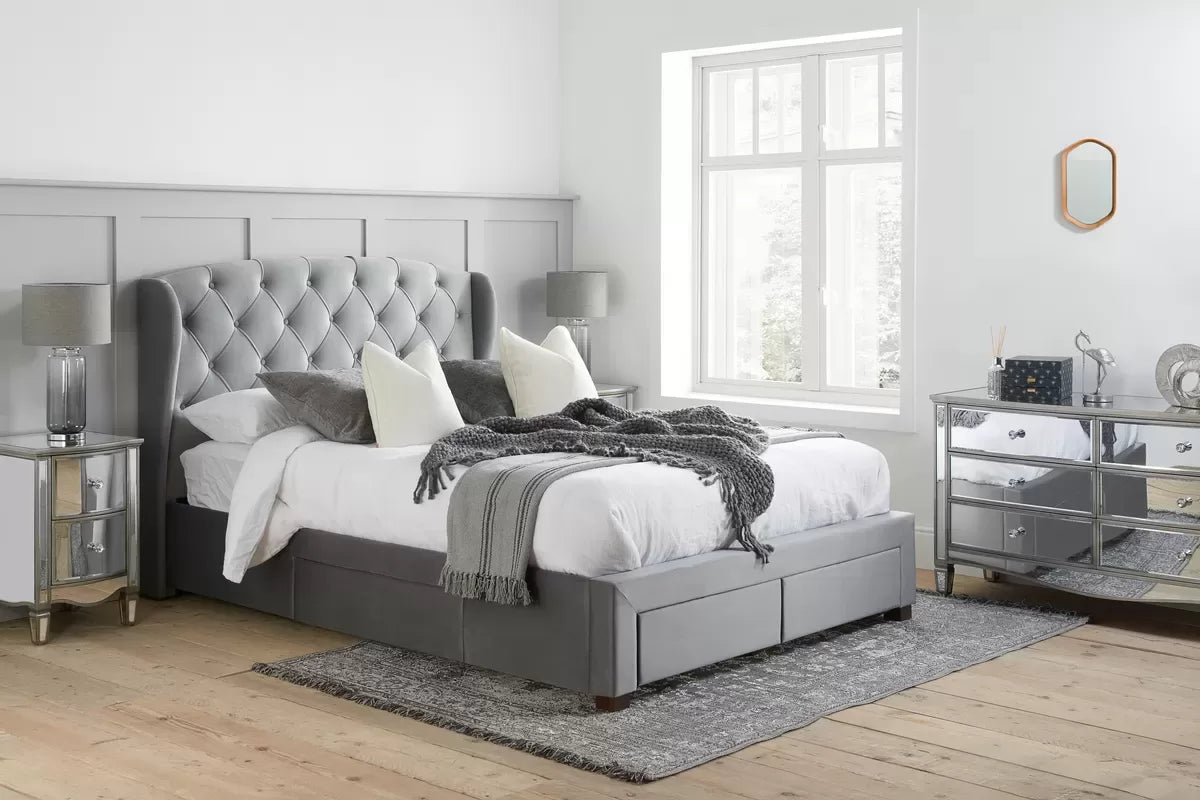 Elysee 2 Drawer Bedside