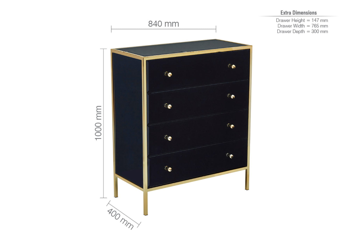 Fenwick 4 Drawer Chest