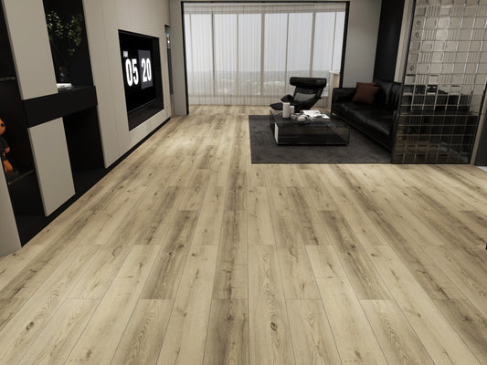 Greige Oak 12mm Laminate