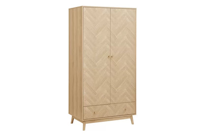Herringford 2 Door 1 Drawer Wardrobe