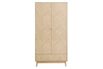 Herringford 2 Door 1 Drawer Wardrobe