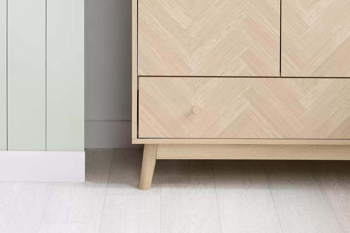Herringford 2 Door 1 Drawer Wardrobe