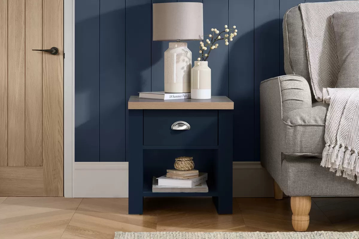 Highgate 1 Drawer Lamp Table