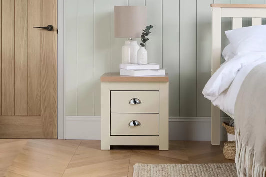 Highgate 2 Drawer Bedside