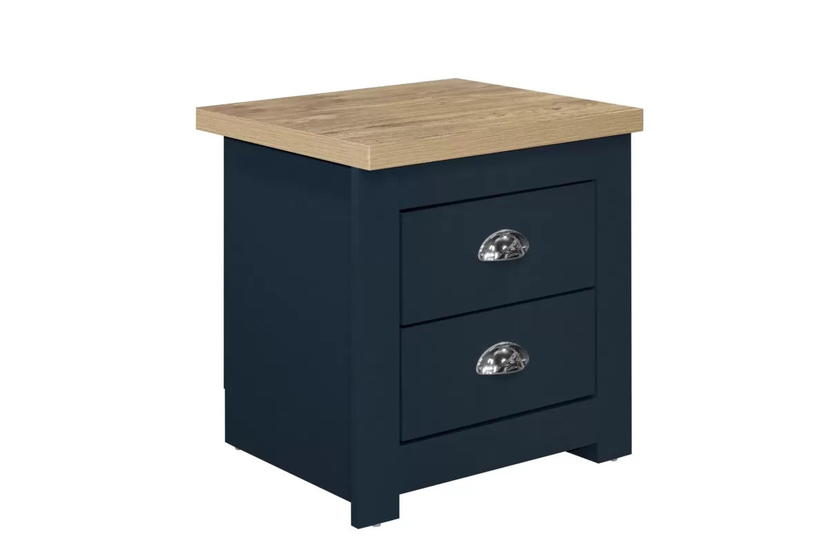 Highgate 2 Drawer Bedside