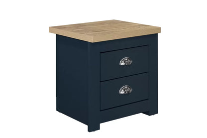 Highgate 2 Drawer Bedside