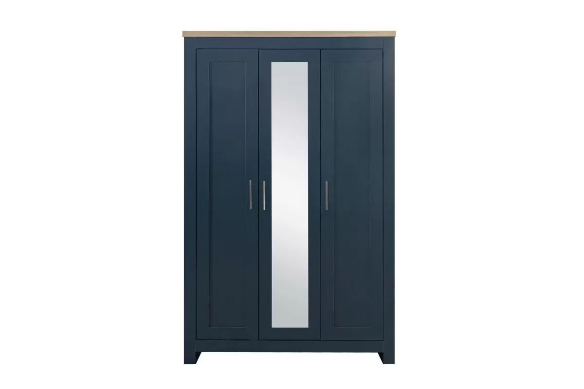 Highgate 3 Door Wardrobe With Mirror