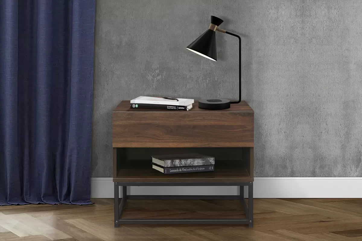 Houston 1 Drawer Bedside