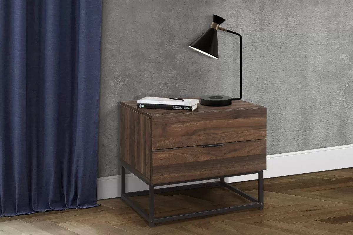 Houston 2 Drawer Bedside