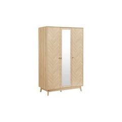 Herringford 3 Door Wardrobe With Mirror