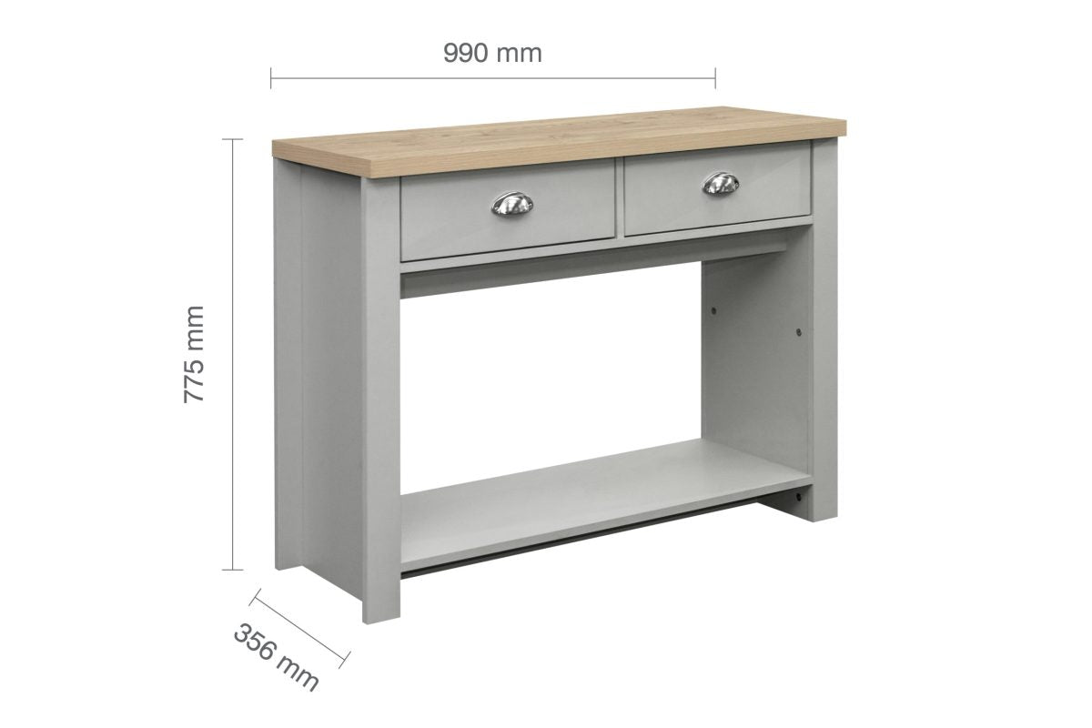 Highgate 2 Drawer Console Table